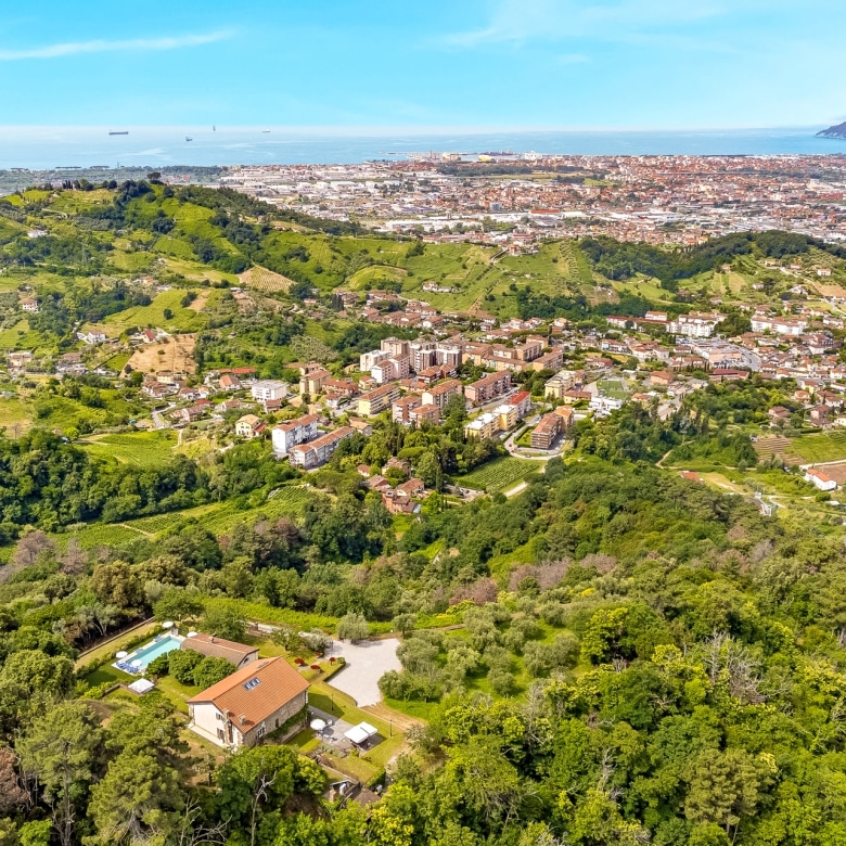 Sea-view panorama from Villa Il Convento